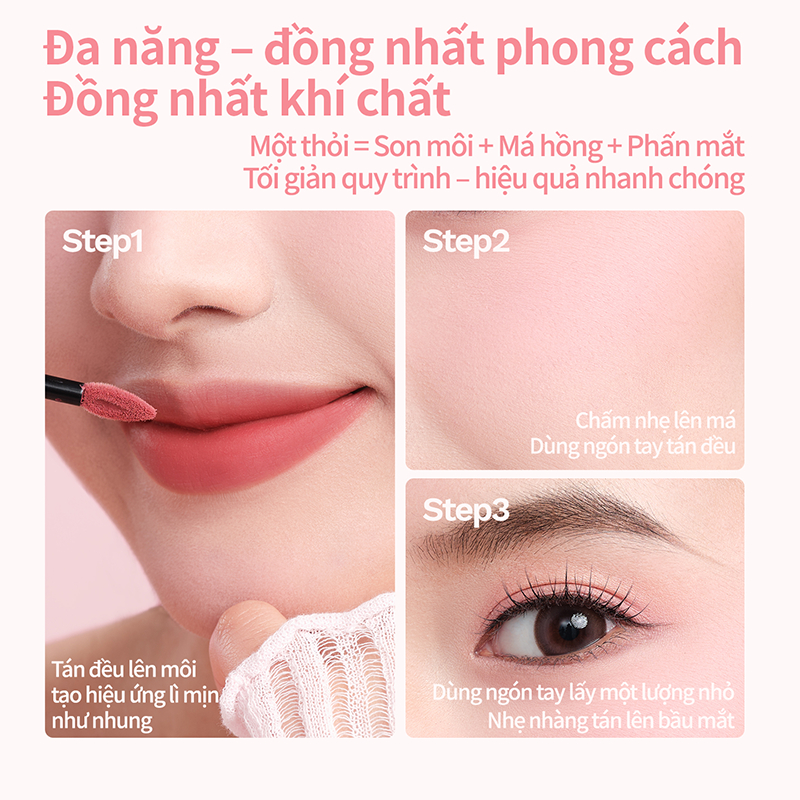 Son bùn Mooekiss chất lì mịn như nhung (4)