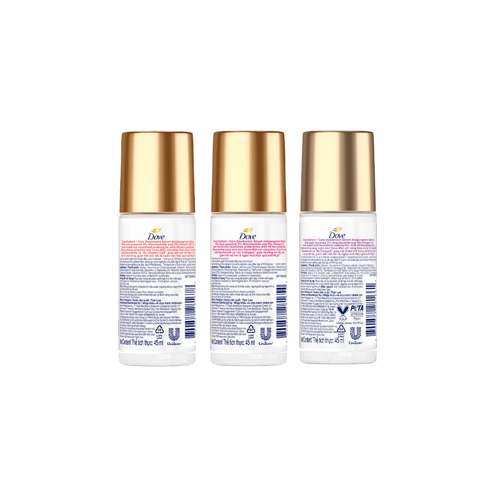Lăn ngăn mùi dưỡng sáng cao cấp Dove tinh chất serum dành... (4)