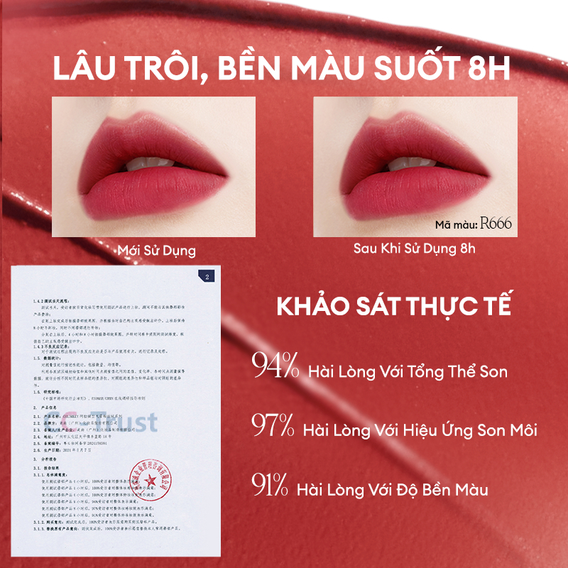 [DUY KHÁNH YÊU THÍCH] Son Kem Lì Velvet COLORKEY (4)