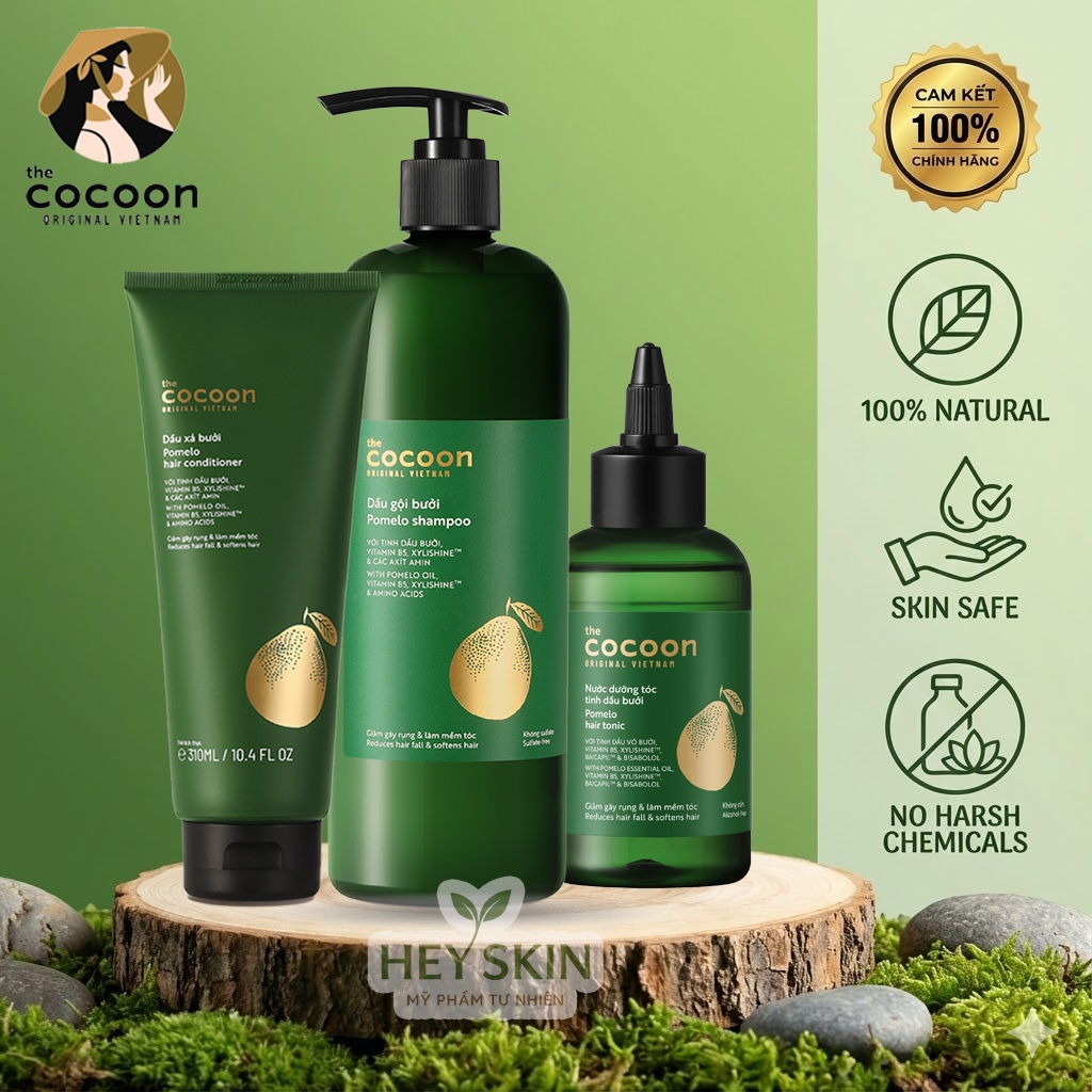 🌿 Dầu Gội Đầu và Dầu Xả The Cocoon Original Việt Nam (4)
