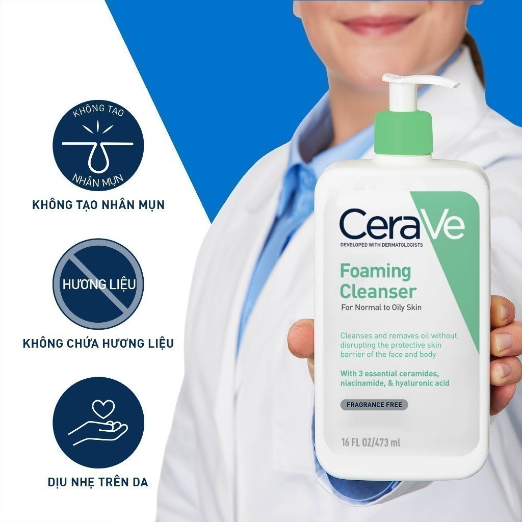 Sữa rửa mặt foaming giúp làm sạch sâu và dưỡng ẩm dịu nhẹ... (4)