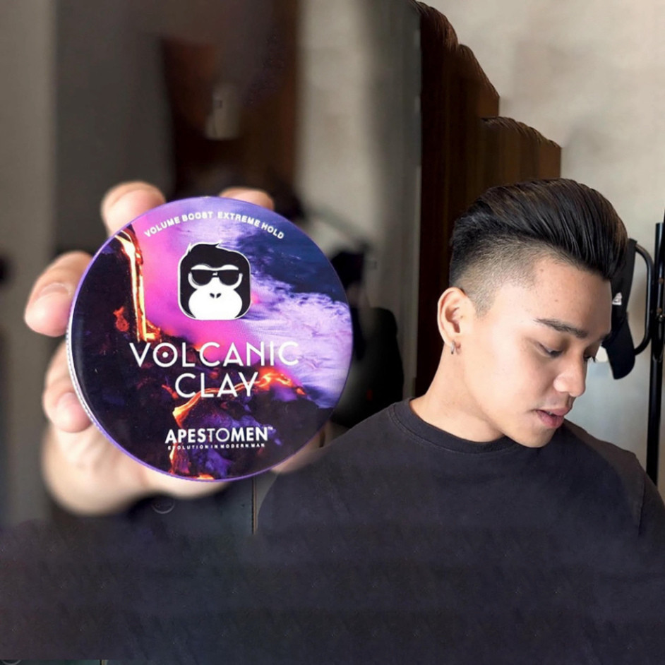 Sáp Vuốt Tóc Nam Volcanic Clay 80g (5)