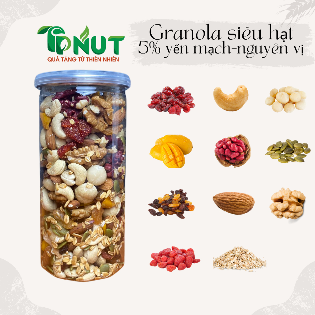 500g Granola siêu hạt (5)