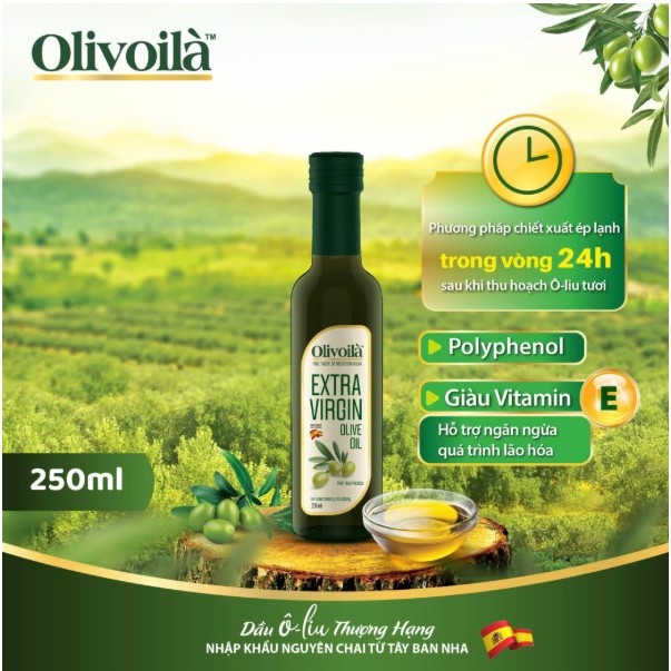 Dầu Olive Olivoil�  Nguyên Chất Extra Virgin (5)