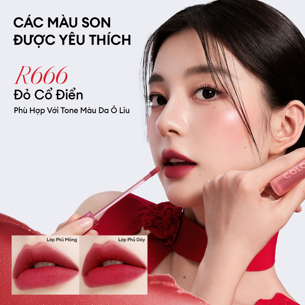[DUY KHÁNH YÊU THÍCH] Son Kem Lì Velvet COLORKEY (5)
