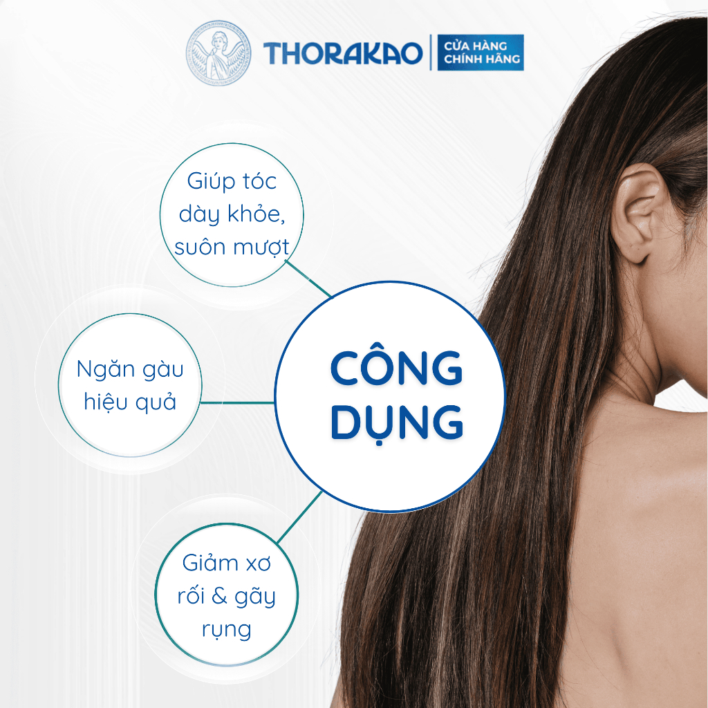 Dầu Gội Bồ Kết Thorakao Dưỡng Tóc Đen Bóng Suôn Mượt / (5)