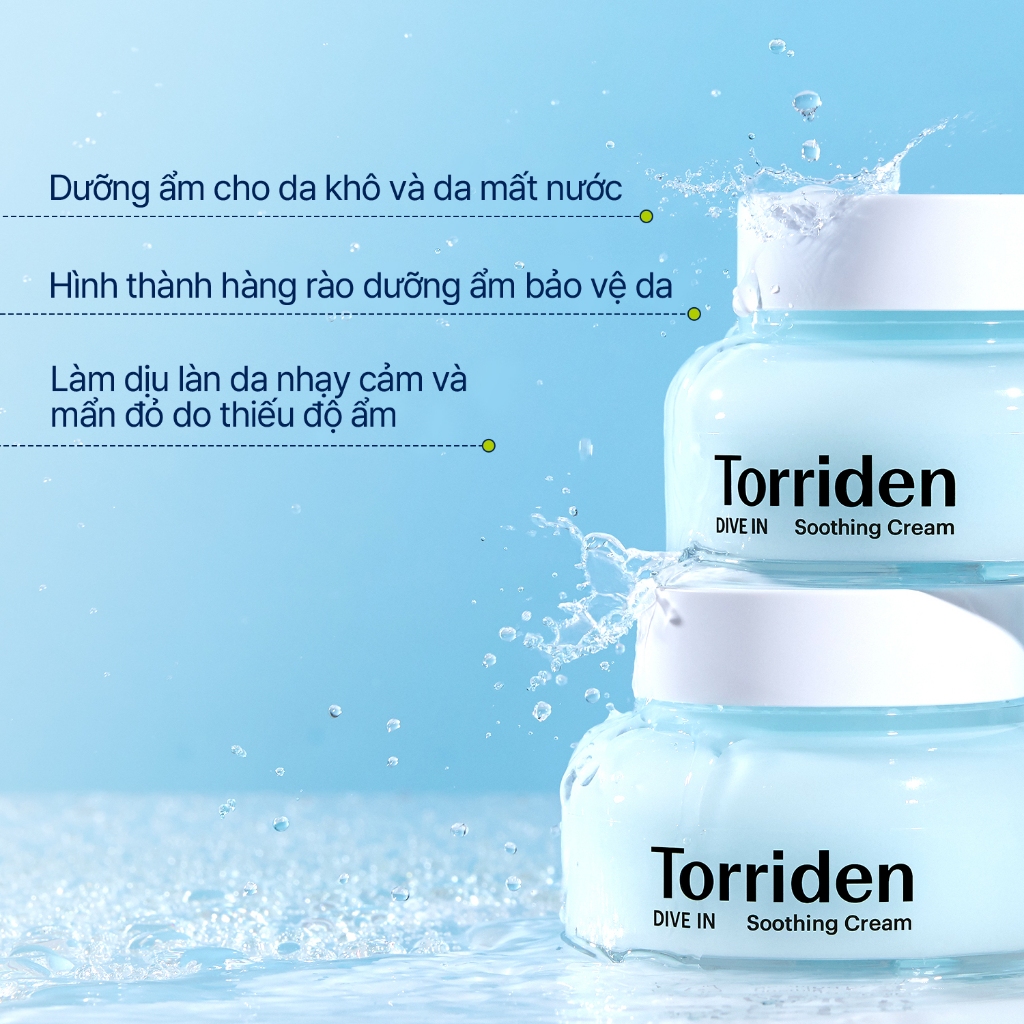 [Torriden Chính hãng] Kem dưỡng làm dịu da DIVE IN chứa H... (5)