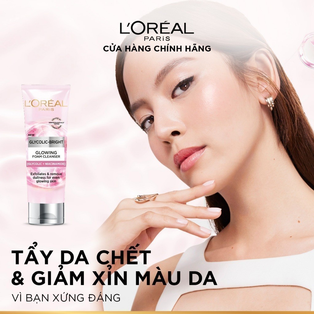 Sữa rửa mặt làm sạch sâu và sáng da L'Oreal Paris Glycoli... (5)