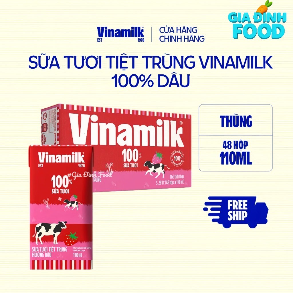 Sữa Tươi 100% Vinamilk Các loại (6)