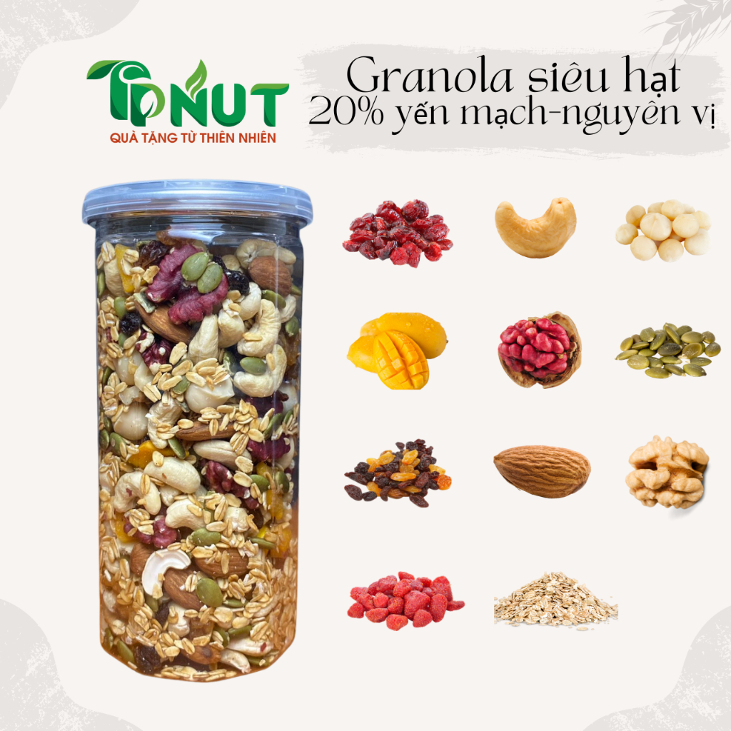 500g Granola siêu hạt (6)