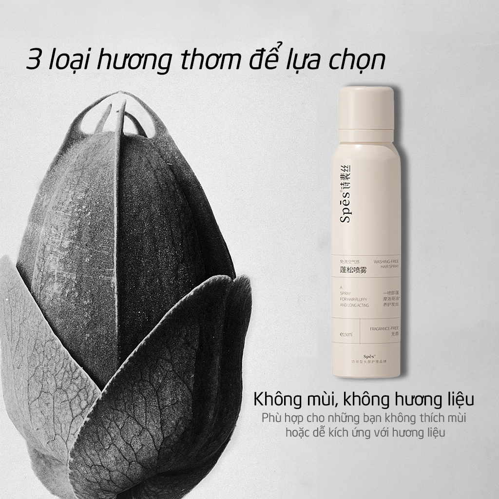 Dầu Gội Đầu Khô Dưỡng Tóc SPES Tạo Phồng Cấp Tốc (6)