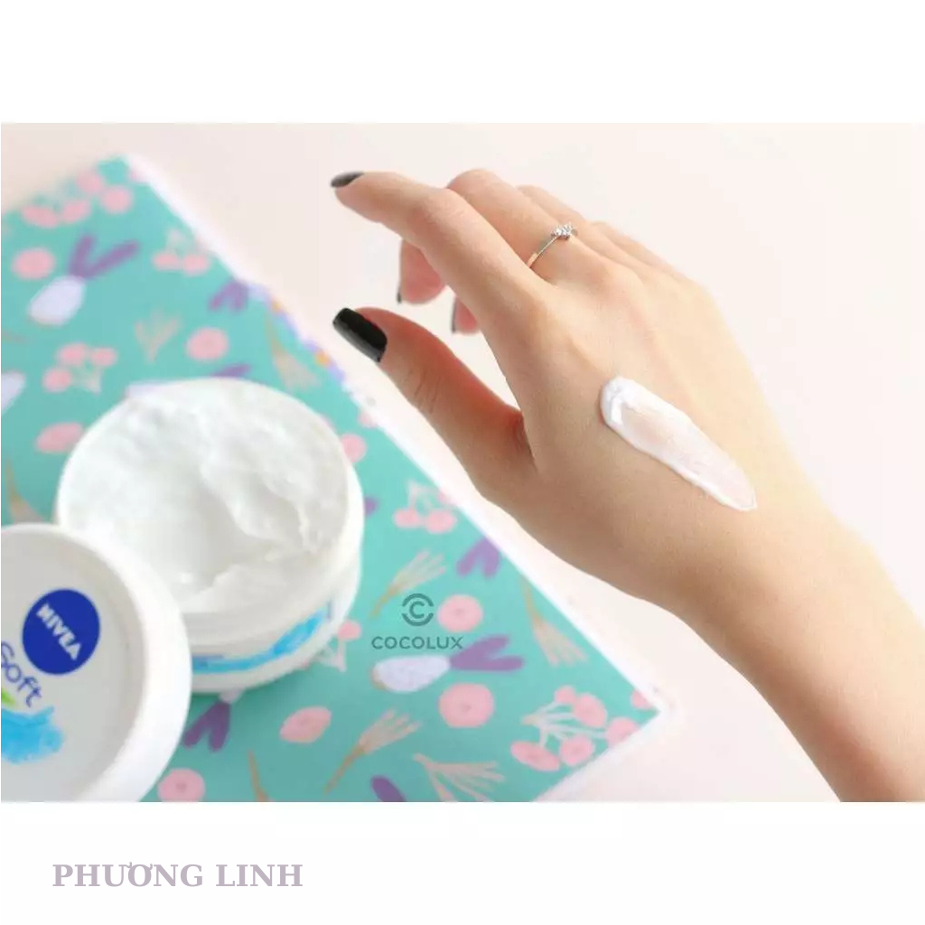 Kem dưỡng ẩm mềm mịn Nivea Soft  cho mặt và toàn thân (6)