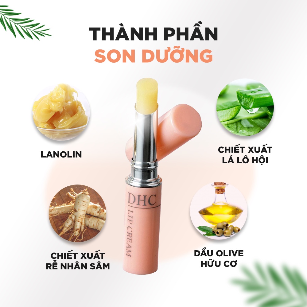 Son dưỡng môi DHC Lip Cream dưỡng ẩm (6)