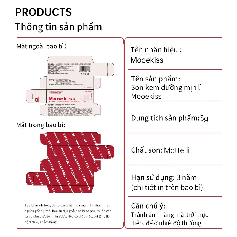 Son lì Mooekiss công nghệ khóa màu (6)