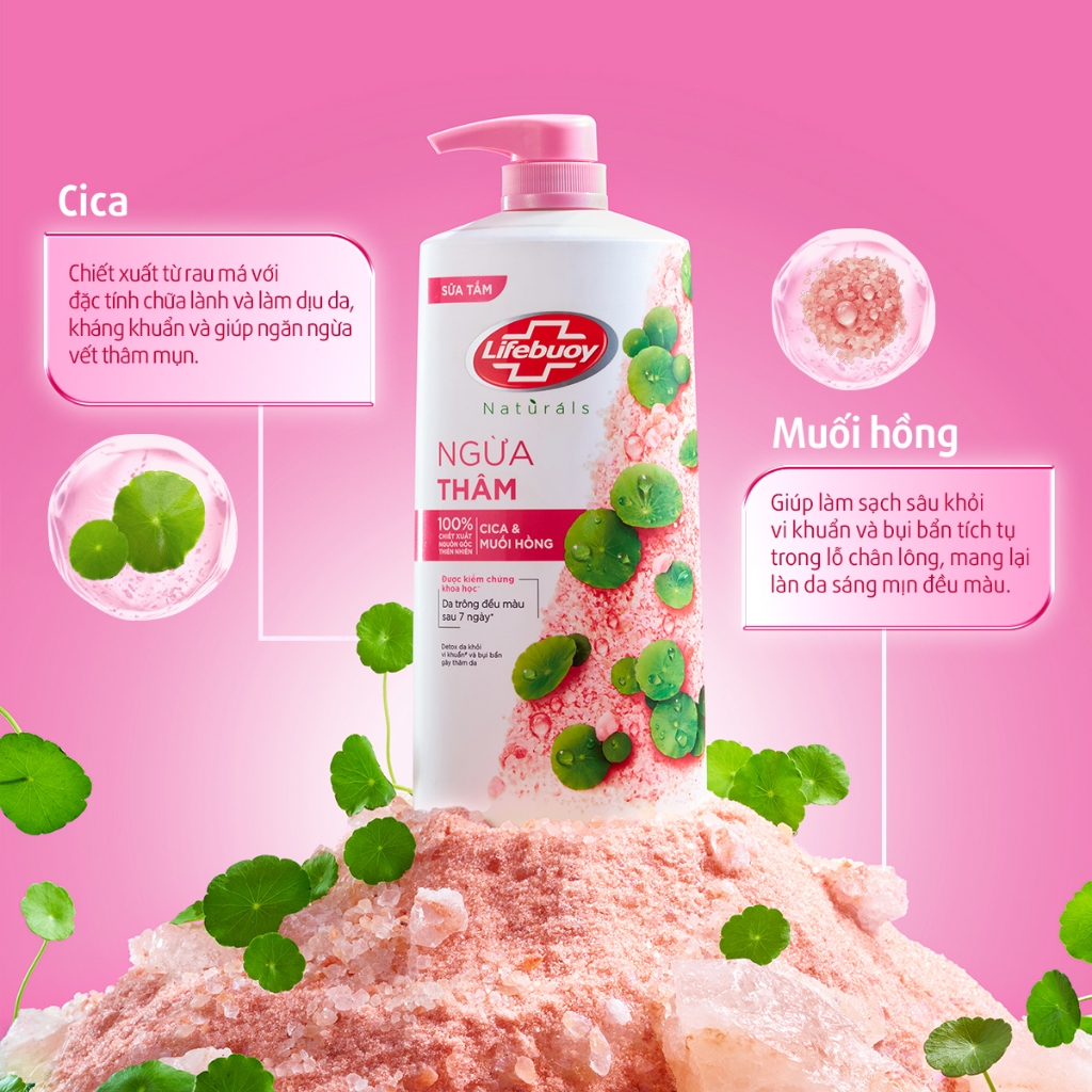 Sữa tắm Lifebuoy Thiên nhiên Detox Và Chăm Sóc Chuyên Sâu... (6)