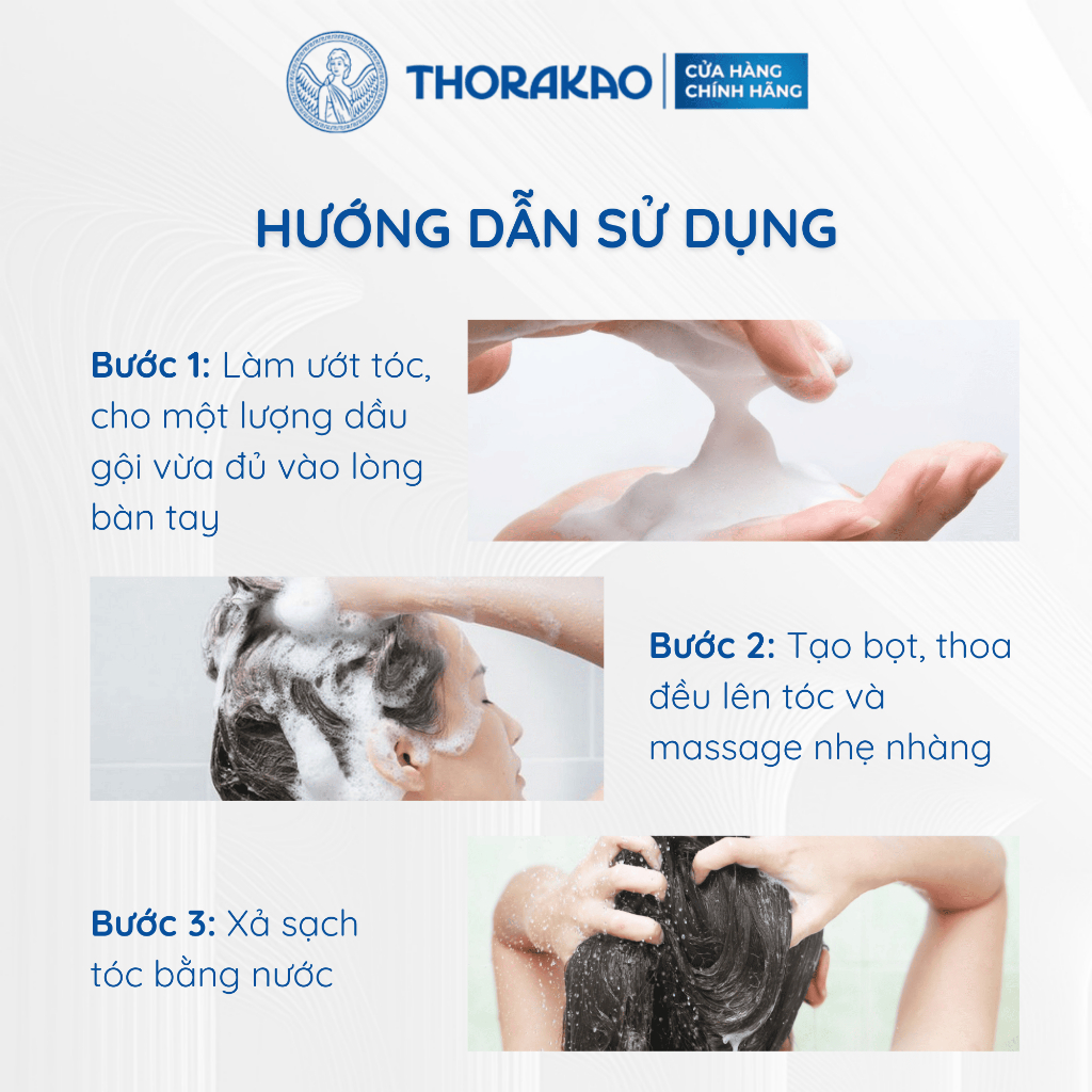 Dầu Gội Hoa Bưởi Thorakao Giảm Rụng Giúp Tóc Bóng Mượt / (6)