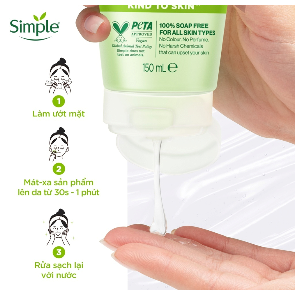 Combo 2 Sữa Rửa Mặt Simple lành tính và hiệu quả cho mọi ... (6)