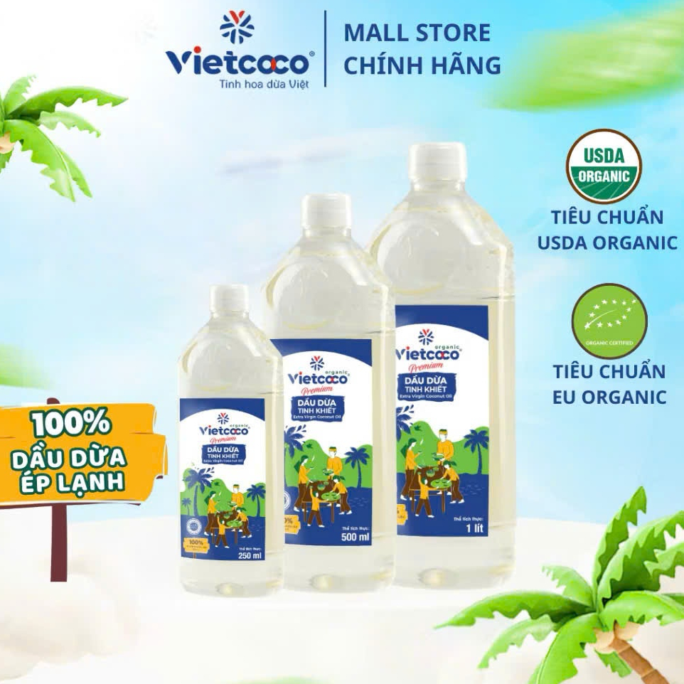 Dầu Dừa Tinh Khiết Organic VIETCOCO : (7)