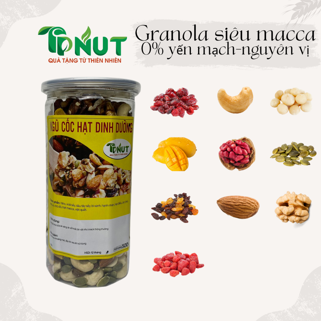 500g Granola siêu hạt (7)