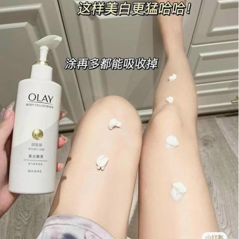 Sữa Dưỡng Thể OLAY Body B3 Vitamin C Optic Glow Radiance (7)