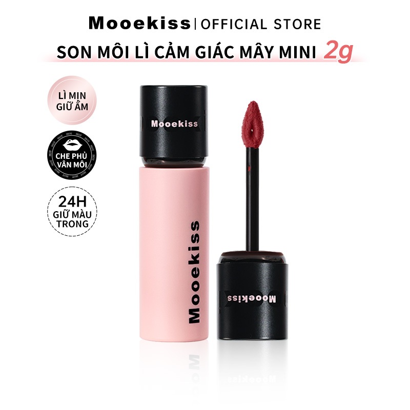 Son bùn Mooekiss chất lì mịn như nhung (7)