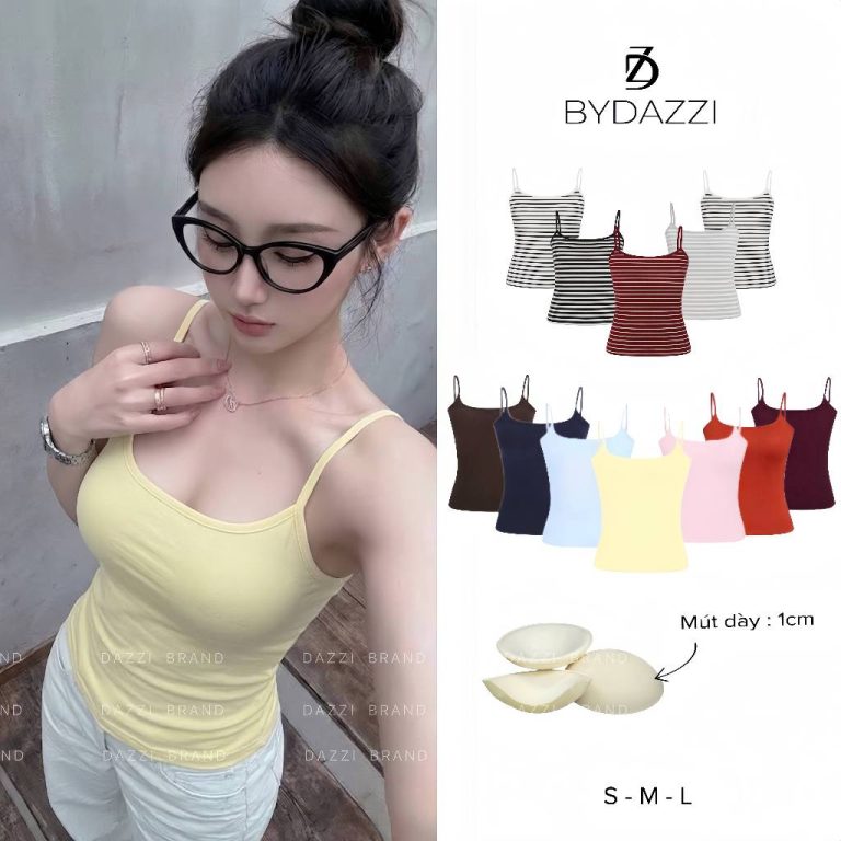 Hướng Dẫn Chọn Mua Áo Hai Dây Nữ Basic Ôm Dáng Chất Thun Cotton Tôn Dáng