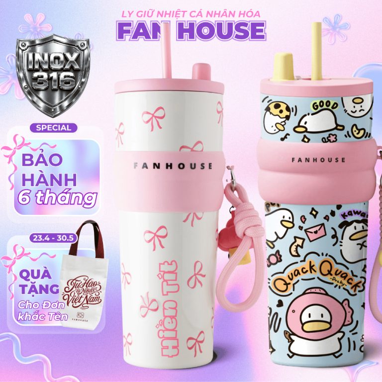 Bình Giữ Nhiệt Khắc Tên Fan House: Trải Nghiệm Thực Tế Sau 30 Ngày Sử Dụng