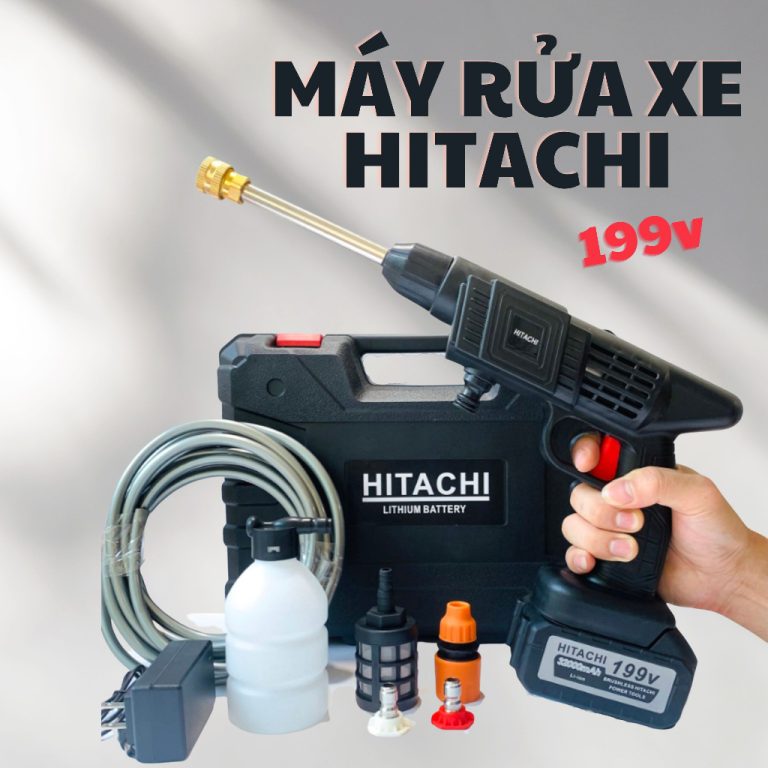 Hướng Dẫn Chọn Mua Máy Rửa Xe Cầm Tay 2 Pin 10 Cell 199V: Giải Pháp Tiện Lợi Cho Gia Đình