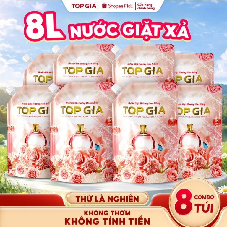 Hướng Dẫn Lựa Chọn Nước Giặt Xả TOPGIA Hương Hoa Nắng: An Toàn và Thơm Dầu Nhẹ Cho Gia Đình Bạn