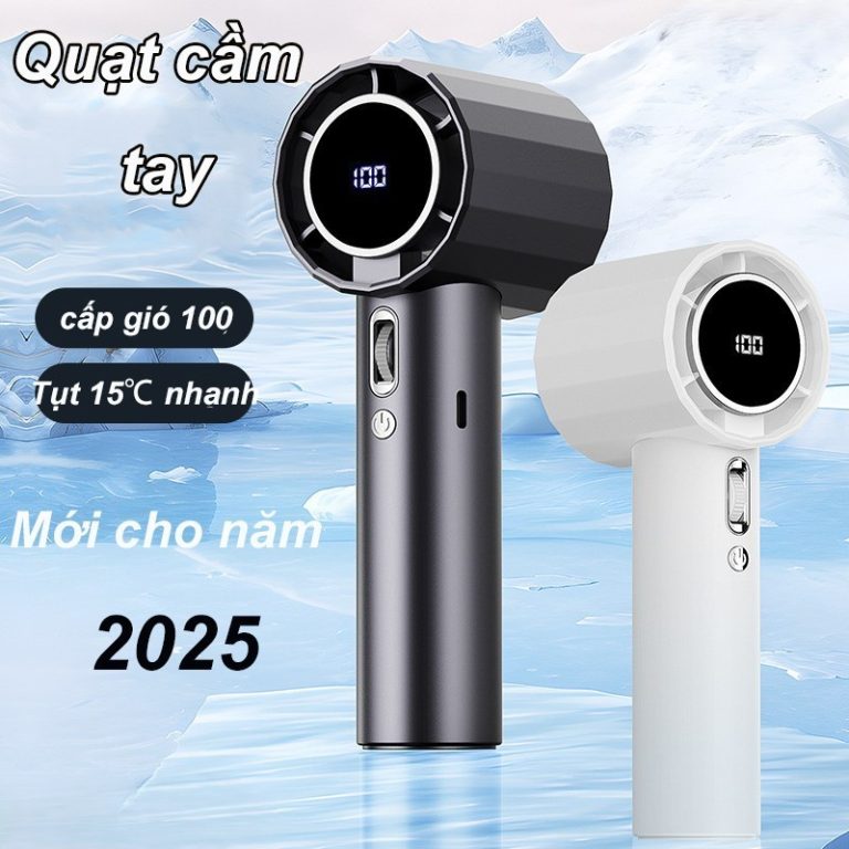Quạt Cầm Tay Mini Tốc Độ Cao: Cứu Cánh Ngày Hè Nắng Nóng?