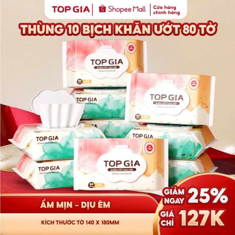 Thùng khăn ướt Topgia – Đánh giá thật từ trải nghiệm của mình sau 30 ngày sử dụng!
