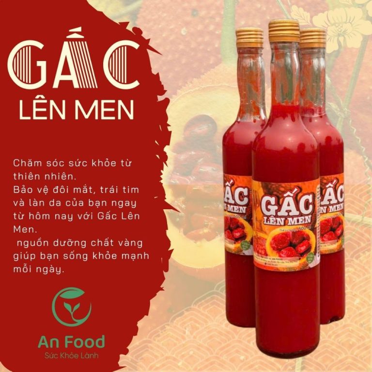 Gấc Lên Men Nguyên Chất: Giàu Dinh Dưỡng, Hỗ Trợ Sức Khỏe và Làm Đẹp Da