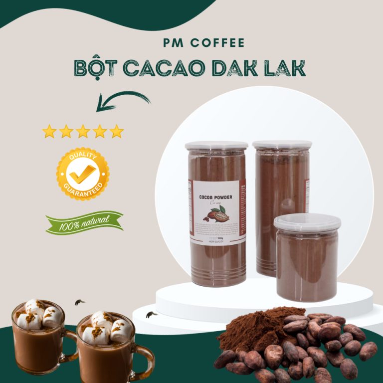 Bột Ca Cao Nguyên Chất Đắk LắK PM: Khám Phá Hương Vị và Lợi Ích Không Ngờ!