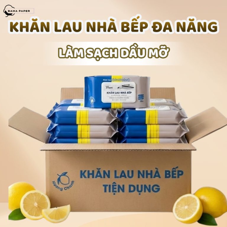 Khăn Ướt Lau Bếp Đa Năng: Giải Pháp Thực Tế Cho Không Gian Bếp Của Bạn