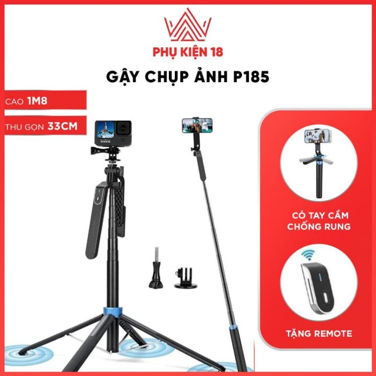 Hướng Dẫn Sử Dụng Gậy Chụp Ảnh 4 Chân P185: Thiết Bị Không Thể Thiếu Cho Những Tín Đồ Yêu Thích Quay Phim Và Chụp Ảnh