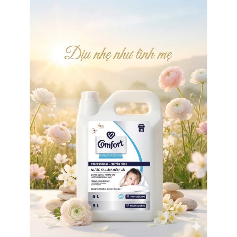 Hướng Dẫn Lựa Chọn Nước Xả Vải Cho Da Nhạy Cảm: Comfort Professional Dịu Nhẹ