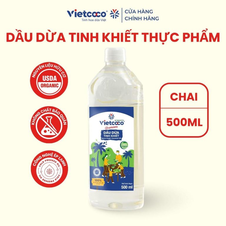 Thử Dầu Dừa Tinh Khiết ORGANIC Vietcoco 30 Ngày – Da Mình Thay Đổi Thế Nào?