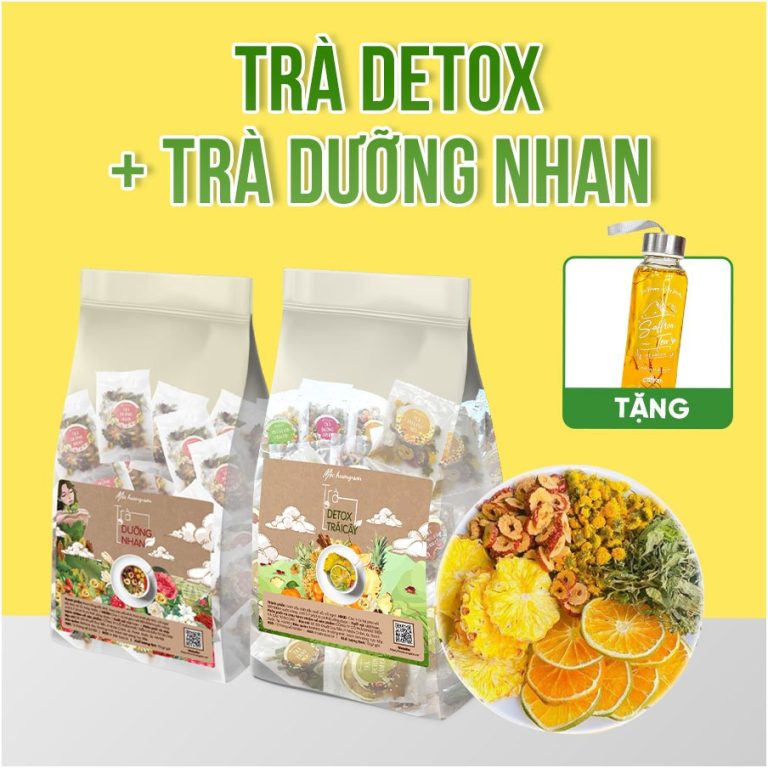 Bí Quyết Chăm Sóc Sắc Đẹp Từ Thiên Nhiên: Set Trà Thảo Mộc Detox và Trà Dưỡng Nhan Mix Vị