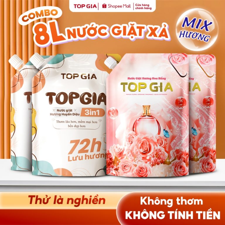 “Nước Giặt Xả TopGia: Hương Huyền Diệu Hoa Nắng – Trải nghiệm 30 ngày của mình”