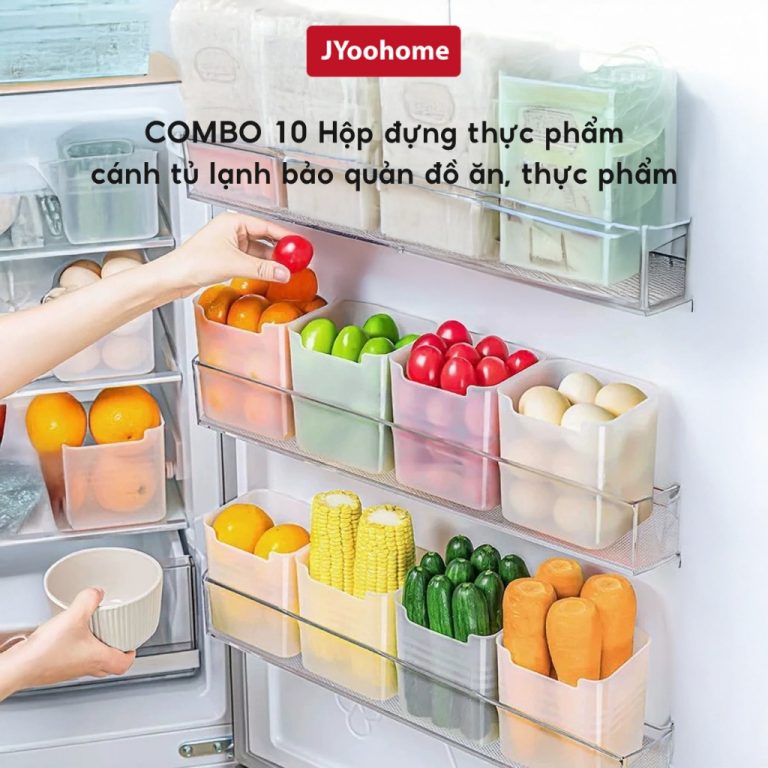 Thử X 30 Ngày – Combo 10 Hộp Đựng Thực Phẩm Nhựa JYoohome Có Thực Sự Gọn Gàng?