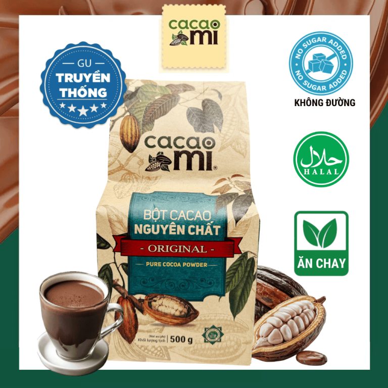 Bột Cacao 100% Nguyên Chất Không Đường: Lựa Chọn Thông Minh Cho Phụ Nữ Việt