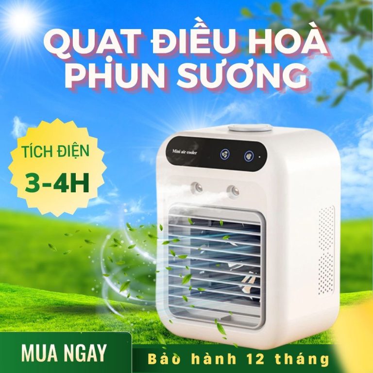 Thử Quạt Điều Hòa Phun Sương Mini 500ml: Có Thật Sự Là Giải Pháp Mát Lạnh Cho Ngày Hè Nóng Nực?