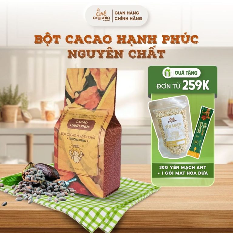 Bột Cacao Hạnh Phúc – Chọn Lựa Nguyên Chất Cho Cuộc Sống Tươi Đẹp