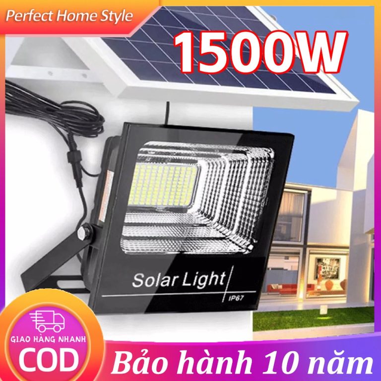 Đèn Năng Lượng Mặt Trời 1500W: Sự Lựa Chọn Thông Minh Cho Gia Đình