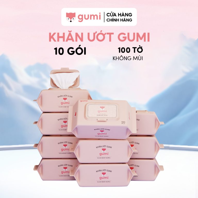 Khăn ướt Gumi: Cứu tinh cho những ngày bận rộn