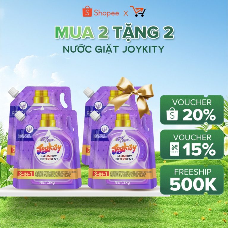 Mua Nước Giặt Joykity Hương Lavender: Lưu Hương, An Toàn Cho Da