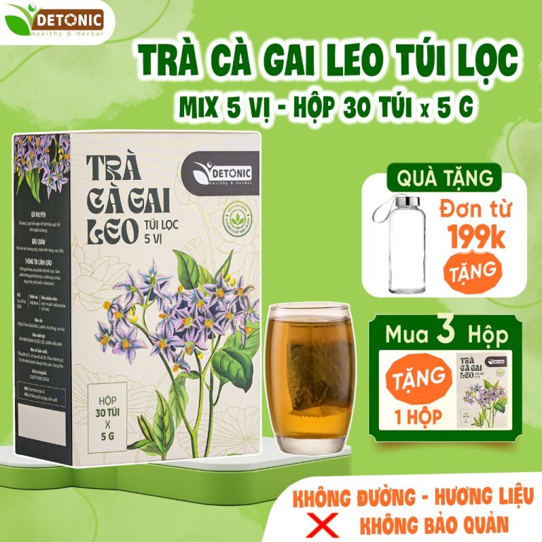Trà Cà Gai Leo DETONIC – 30 Ngày Thử Thách Thanh Nhiệt Cơ Thể