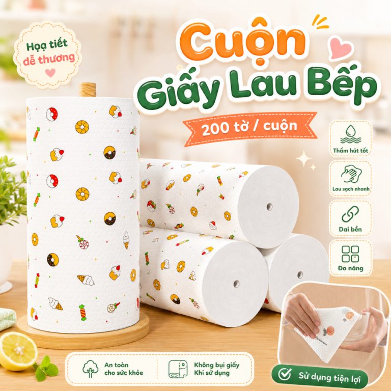 Thử 30 Ngày Với Cuộn 200 Khăn Giấy Vải Lau Đa Năng: Cuộc Chiến Giữa Tiện Ích và Thực Tế!