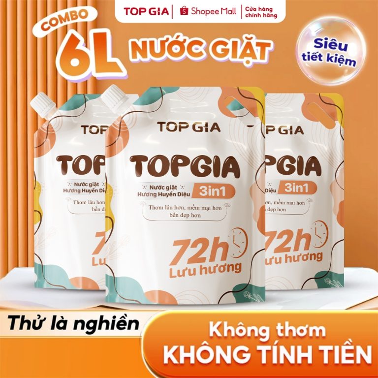 Thử Nước Giặt Xả TopGia – Liệu Có Đúng Như Quảng Cáo?