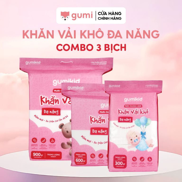 Khăn Vải Khô Gumi – Đồng Hành Cùng Mẹ Và Bé: 30 Ngày Trải Nghiệm